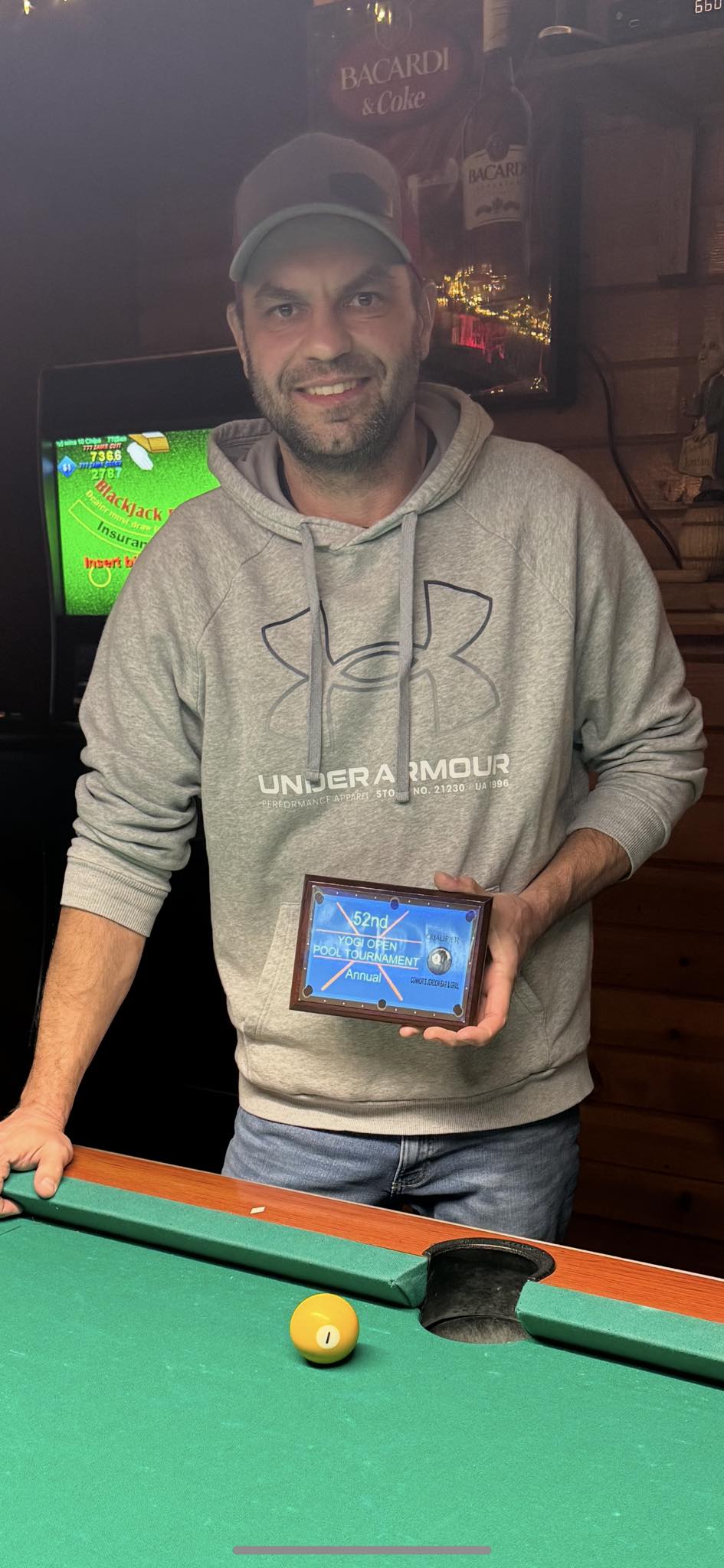 Kevin celebrating a big win